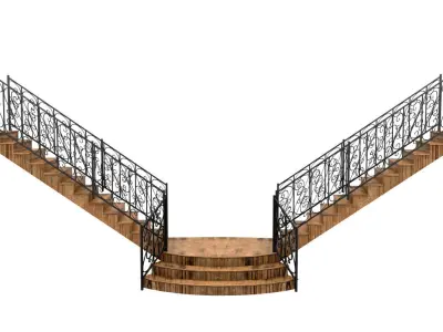 Iron Stair 3D model