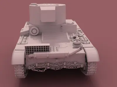 Tank T26 3D model