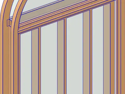 Arched Window 3D model