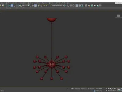 IMPULSE CHANDELIER Low-poly 3D model