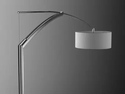 Balance arc floor lamp 3D model