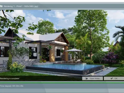 SCENE LUMION 11 5 AND ABOVE POOL BY YOGA4ARCH 3D model