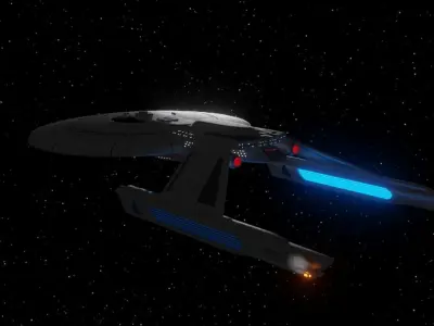 Shogun Class Light Cruiser 3D model