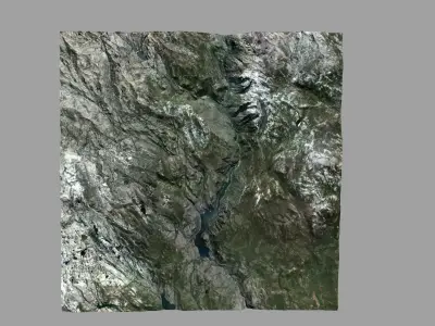 Yosemite National Park 3D model