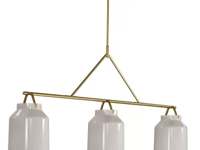 Henry 3-Light Chandelier by West Elm 3D model