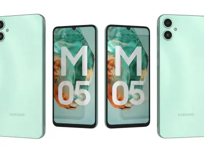 Samsung Galaxy M05 Light Blue 3D model