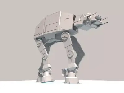 AT AT star wars at-at 3D print model