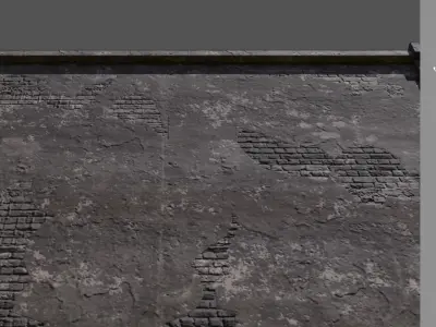 MODULAR WALLS FOR 3D COMPOSITIONS Low-poly 3D model