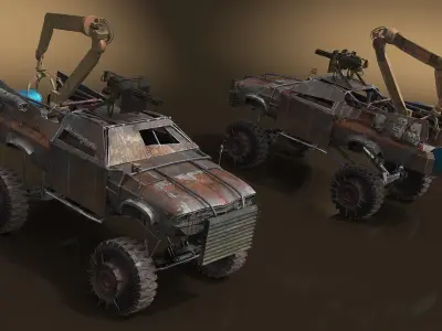  Post-Apocalyptic Tactical Tow Truck 