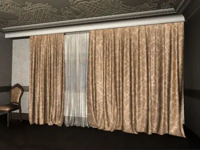 Antique Room Low-poly 3D model