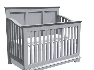 Crib Bambibaby 3D model