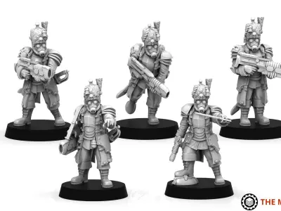 Primus Scions - Veteran Squad 3D print model