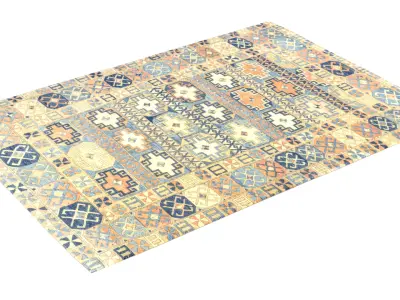 Carpets vintage turkish vol 03 3D model