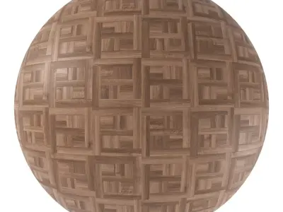 Parquet - Laminate - Wooden floor 4 in 1 3D model