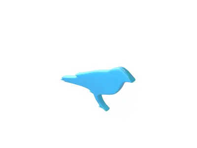 Kusama Coin v1 004 Low-poly 3D model