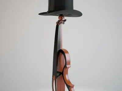 Fixture violin 3D model