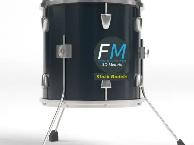 Floor tom drum 3D model