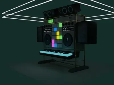Big Groove Box 3D model