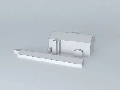 Riga Meness street 19 Free 3D model