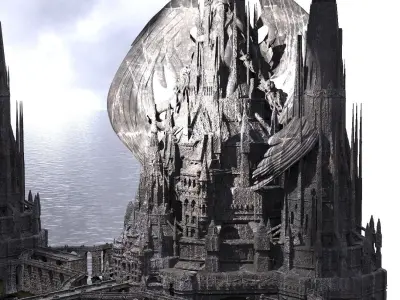 Maleficent Evil Tower 3D model