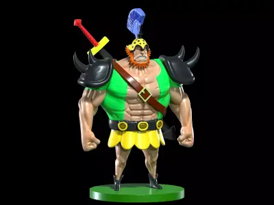 CB Gallant - Roger Pirates - One piece 3D print model
