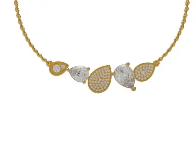 Pear necklace 3D print model