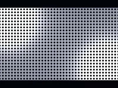 Perforated panel with 27 percent opening 25O56 3D model