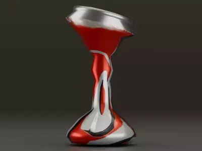 Crushed Soda Can - Urban Litter Prop - Unity Prefabs Included Low-poly 3D model