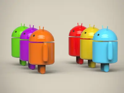 Android Set wallpapers hd 3D model