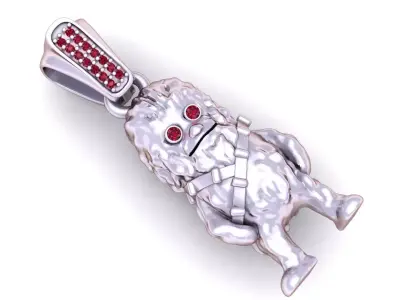 erce Warrior  Inspired Gold Pendant 3D print model