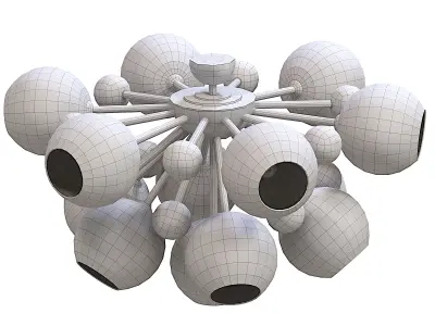 Chandelier Soleil 3D model