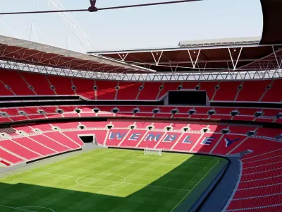 Wembley Stadium - London England 3D model