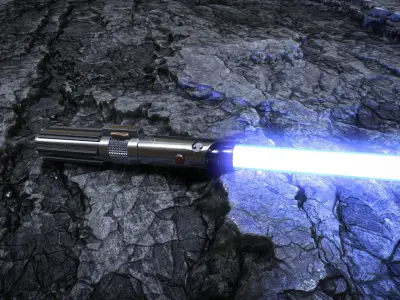 Lightsaber Anakin Skywalker 3D model