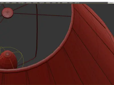 TABLE LAMP LOMBARD Low-poly 3D model