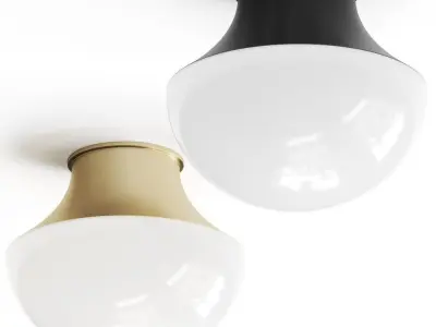 Lulu and Georgia Randi Flush Mount Ceiling Lamp 3D model