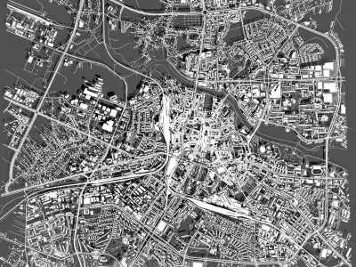 Cityscape Rzeszow Poland 3D model