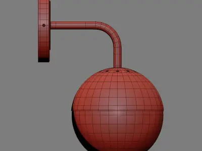 Copper Light Bra Mono 3D model