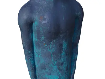 Rain sculpture 3D model