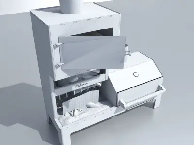 Old Outdoor Oven Free 3D model
