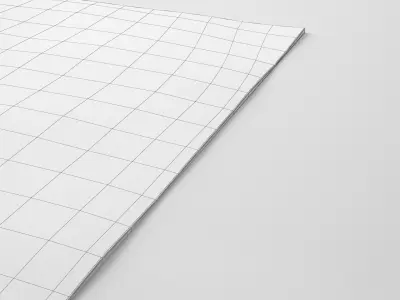 The Dark Contemporary Carpet - Rug Low-poly 3D model