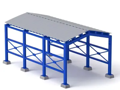 Canopy 3D model shop