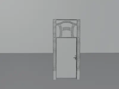 White Door  3D model