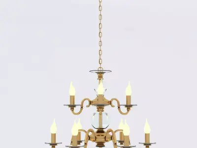 Lustrarte etrusca chandelier 3D model