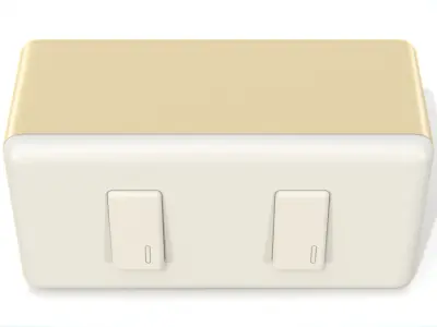 Electric Switch - Light Switch Low-poly 3D model