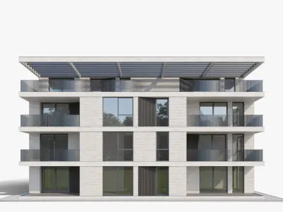  Apartment House 028 with Interior 