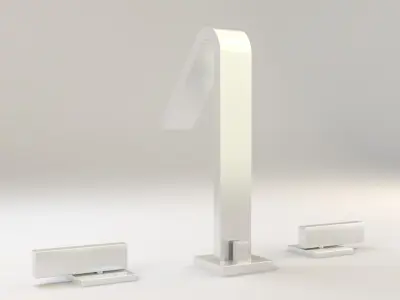 Kohler Loure Widespread Bathroom Sink Faucet 3D model