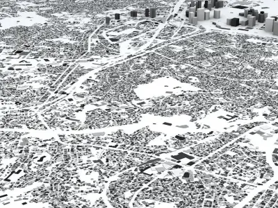 Yokohama Streets and Buildings 3D model