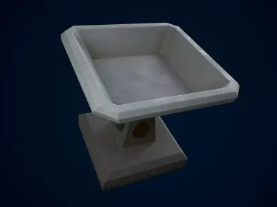 Stone Vase V1 Low-poly 3D model