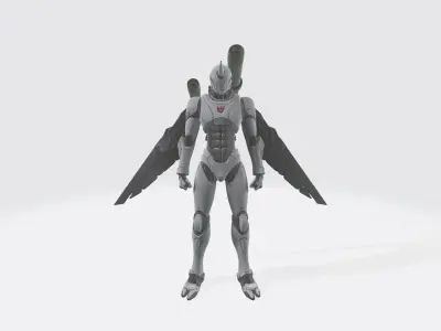 robot alien 3D model