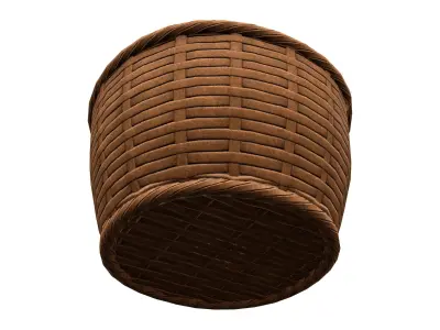 Loundry Basket Low-poly 3D model